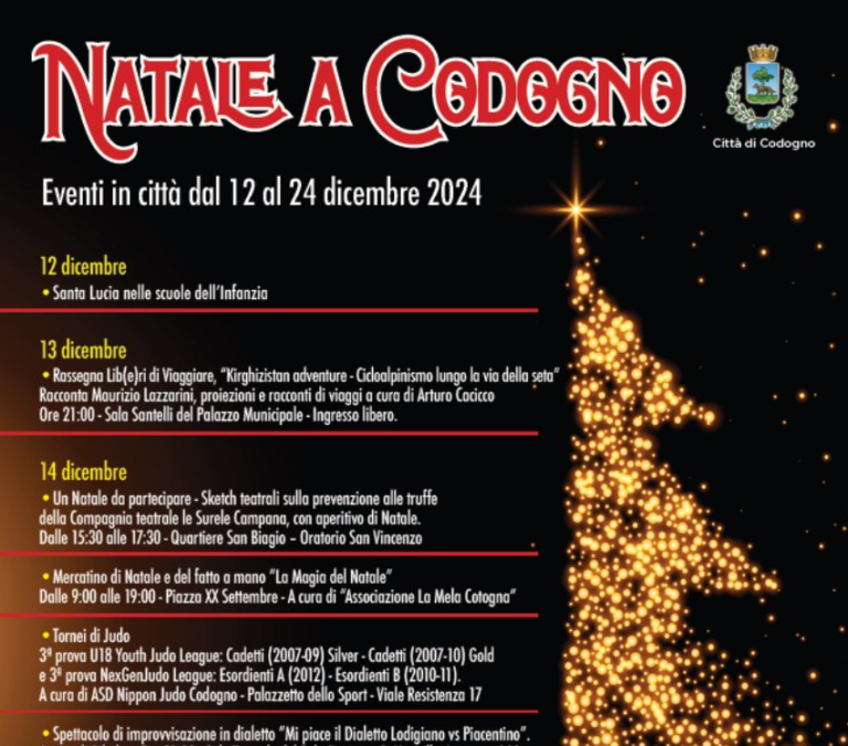Natale a Codogno: tutti gli eventi in città