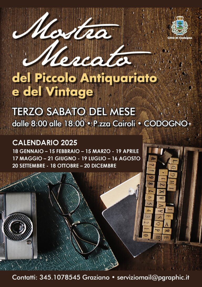 Piccolo antiquariato e vintage: torna la mostra mercato