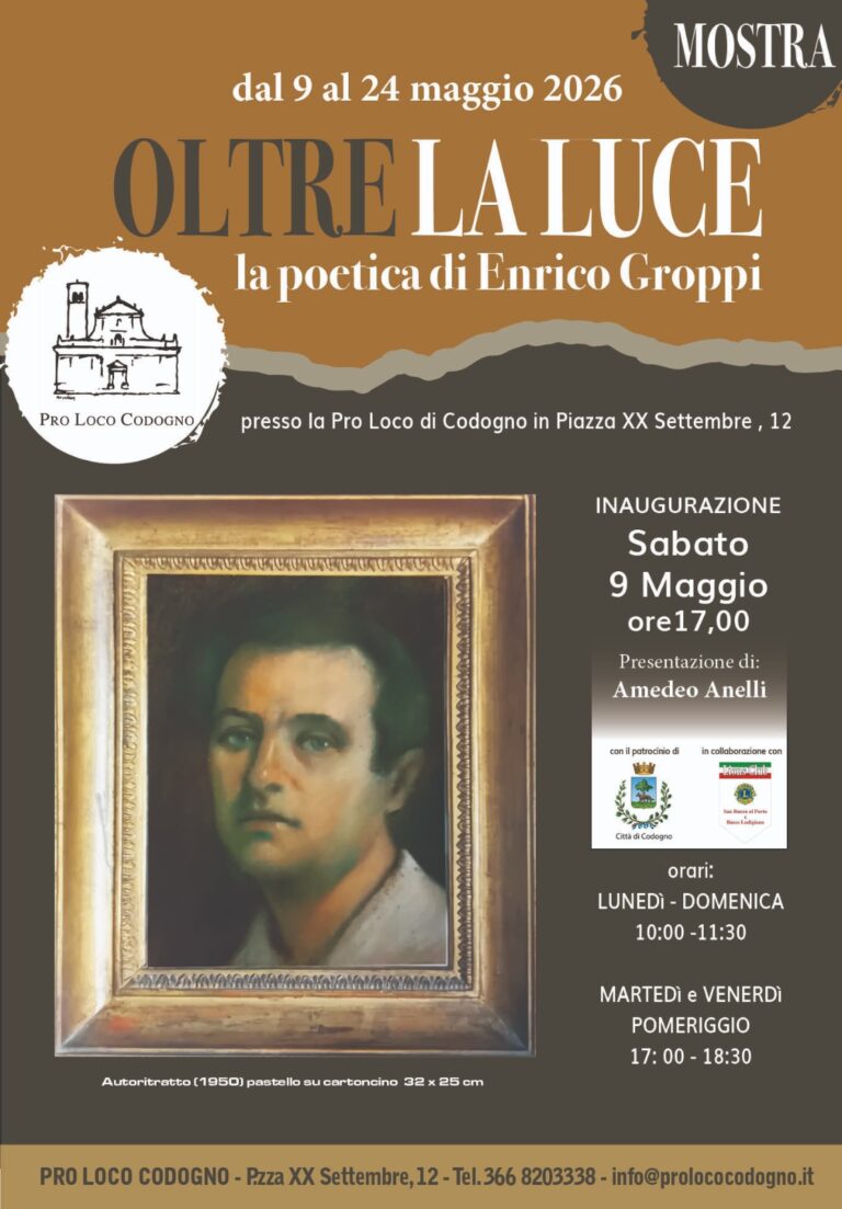 Oltre la luce: Enrico Groppi in mostra